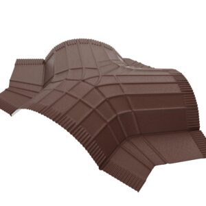 Y-тройник полукруглого конька R120