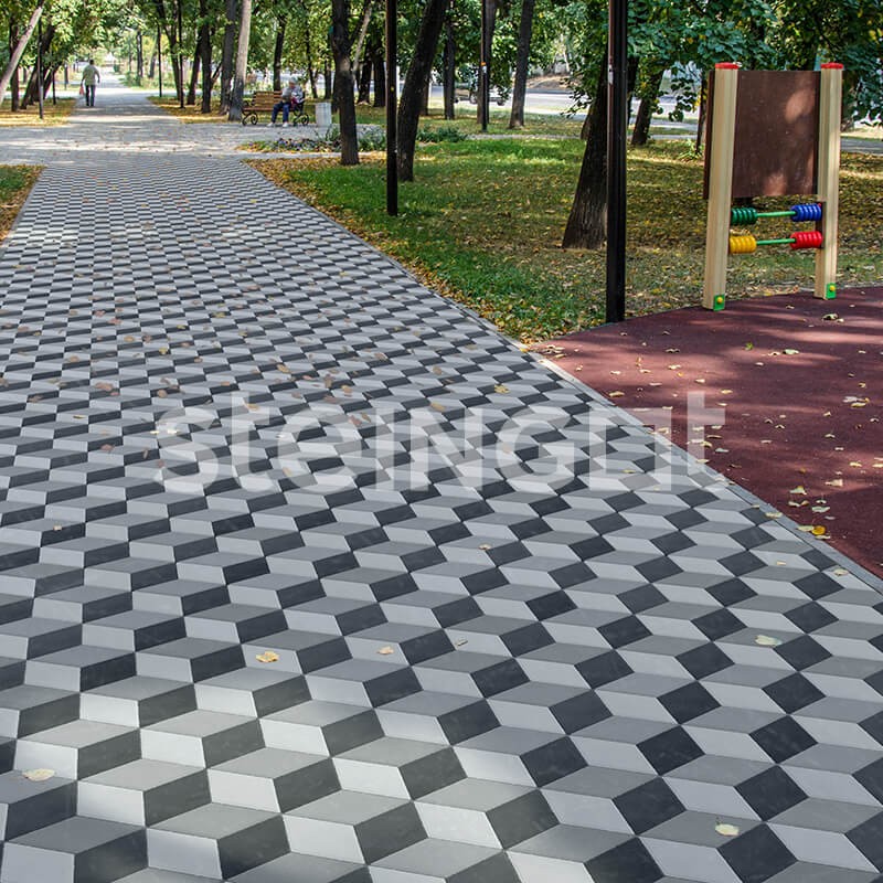 Тротуарная плитка STEINGOT Ромб 200×200